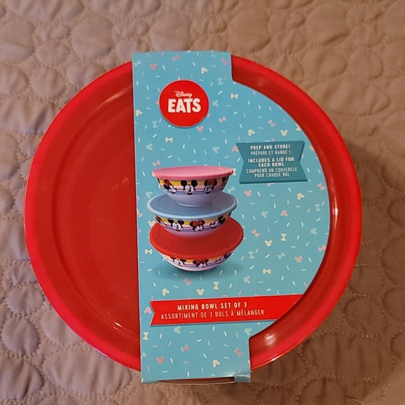 Disney Other - 3 PIECE MICKEY/ MINNIE BOWL SET